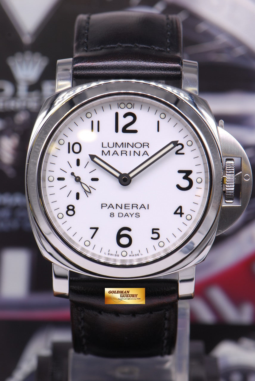 [SOLD] PANERAI LUMINOR MARINA 8 DAYS MANUAL PAM 563 WHITE (NEAR MINT)