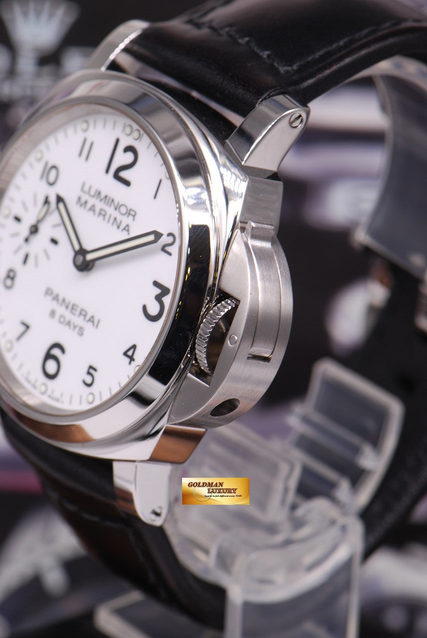 [SOLD] PANERAI LUMINOR MARINA 8 DAYS MANUAL PAM 563 WHITE (NEAR MINT)
