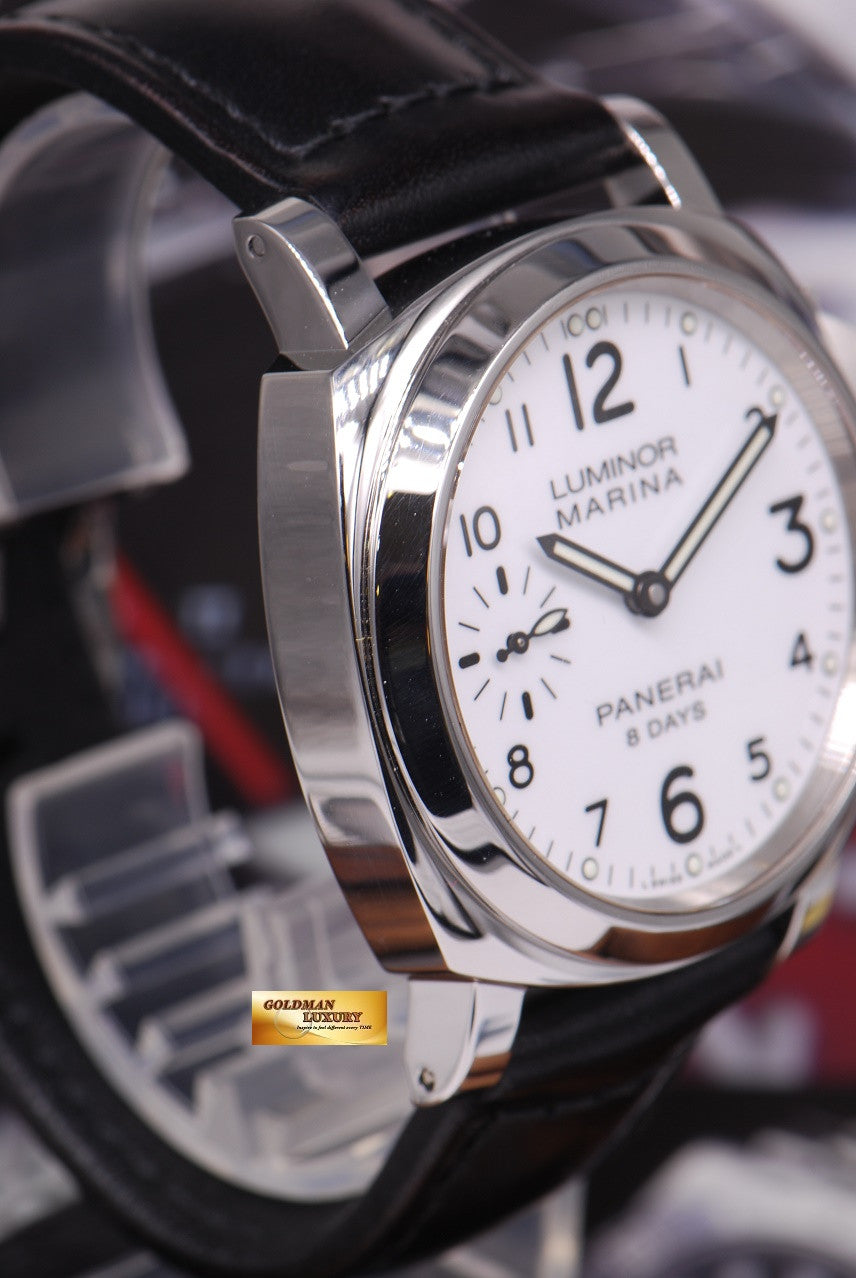 [SOLD] PANERAI LUMINOR MARINA 8 DAYS MANUAL PAM 563 WHITE (NEAR MINT)