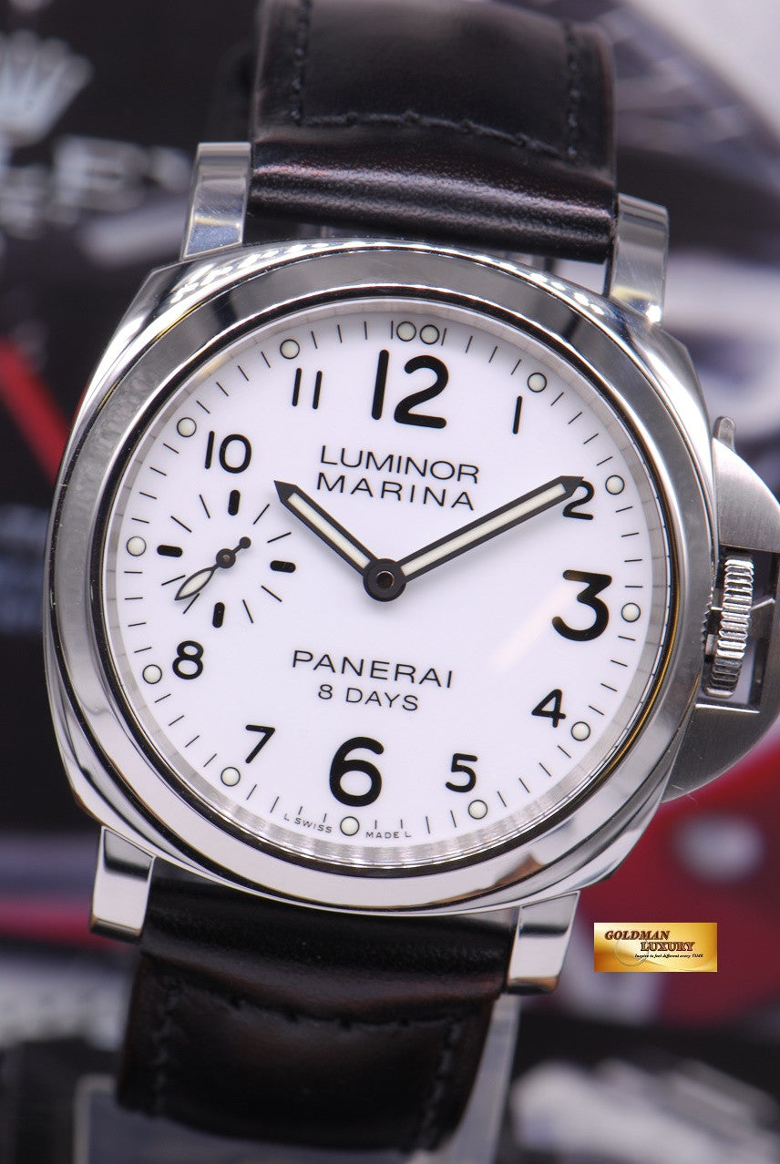 [SOLD] PANERAI LUMINOR MARINA 8 DAYS MANUAL PAM 563 WHITE (NEAR MINT)