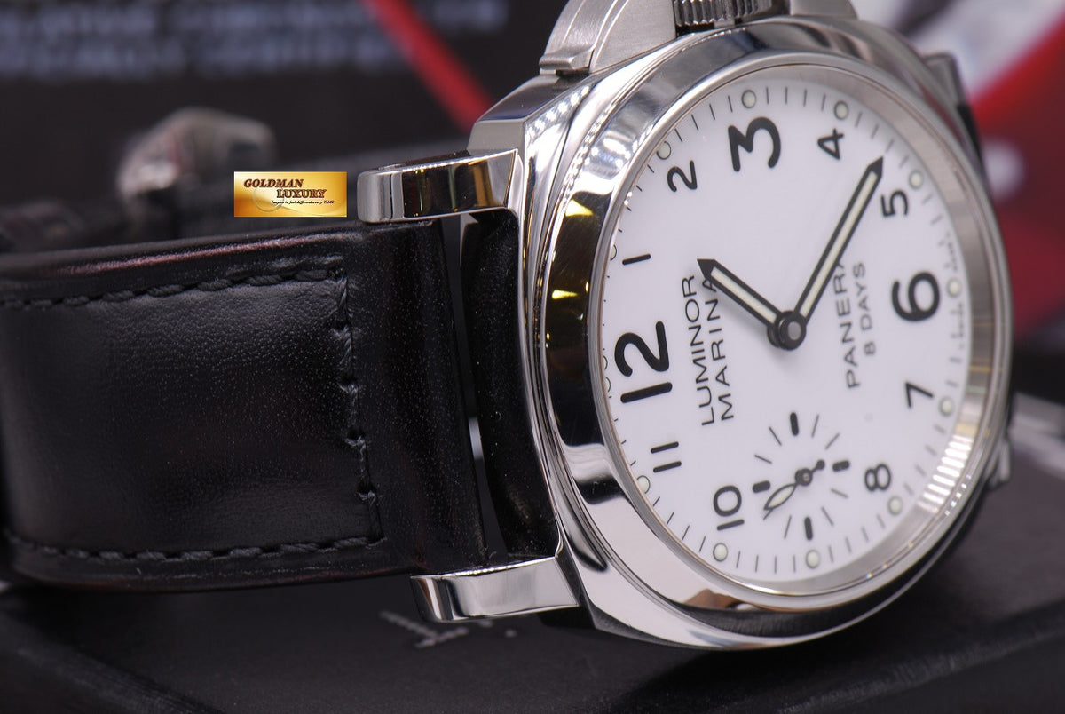 [SOLD] PANERAI LUMINOR MARINA 8 DAYS MANUAL PAM 563 WHITE (NEAR MINT)
