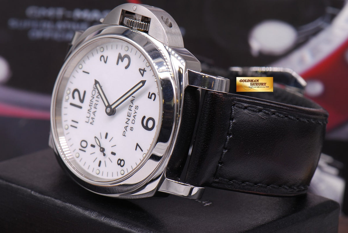 [SOLD] PANERAI LUMINOR MARINA 8 DAYS MANUAL PAM 563 WHITE (NEAR MINT)