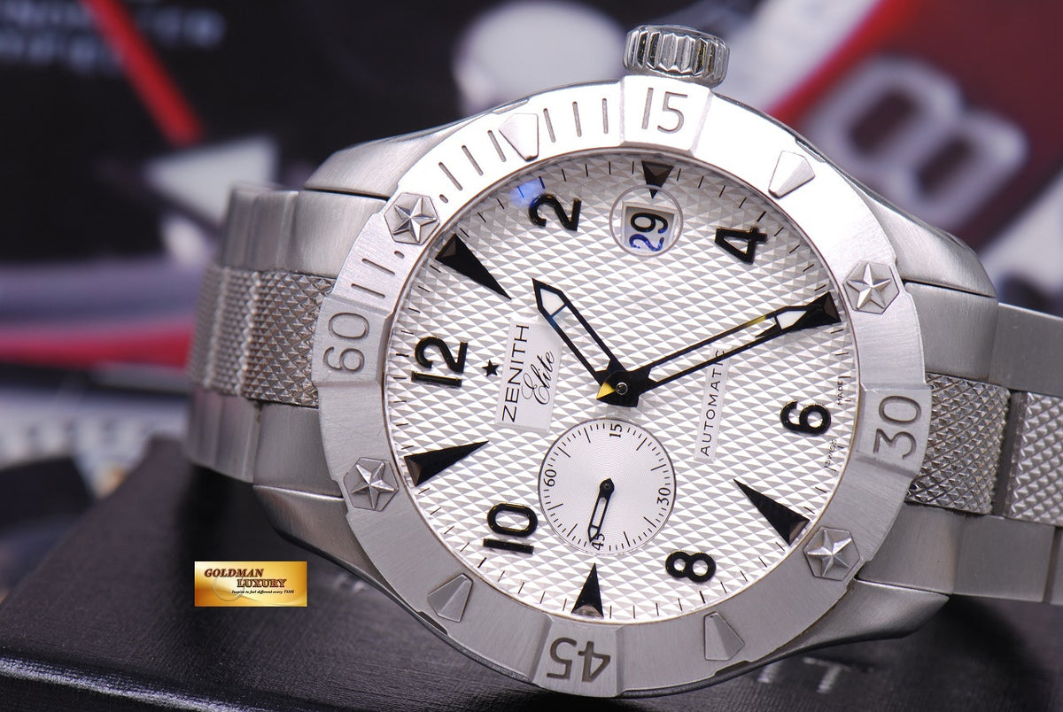 [SOLD] ZENITH ELITE DEFY CLASSIC 43mm AUTOMATIC WHITE (NEAR MINT)