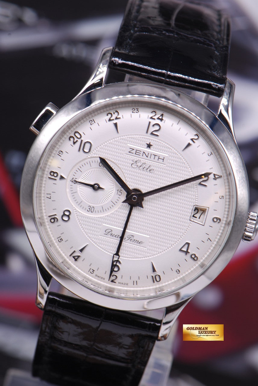 [SOLD] ZENITH ELITE CLASSIC DUAL TIME 39mm AUTOMATIC (NEAR MINT)