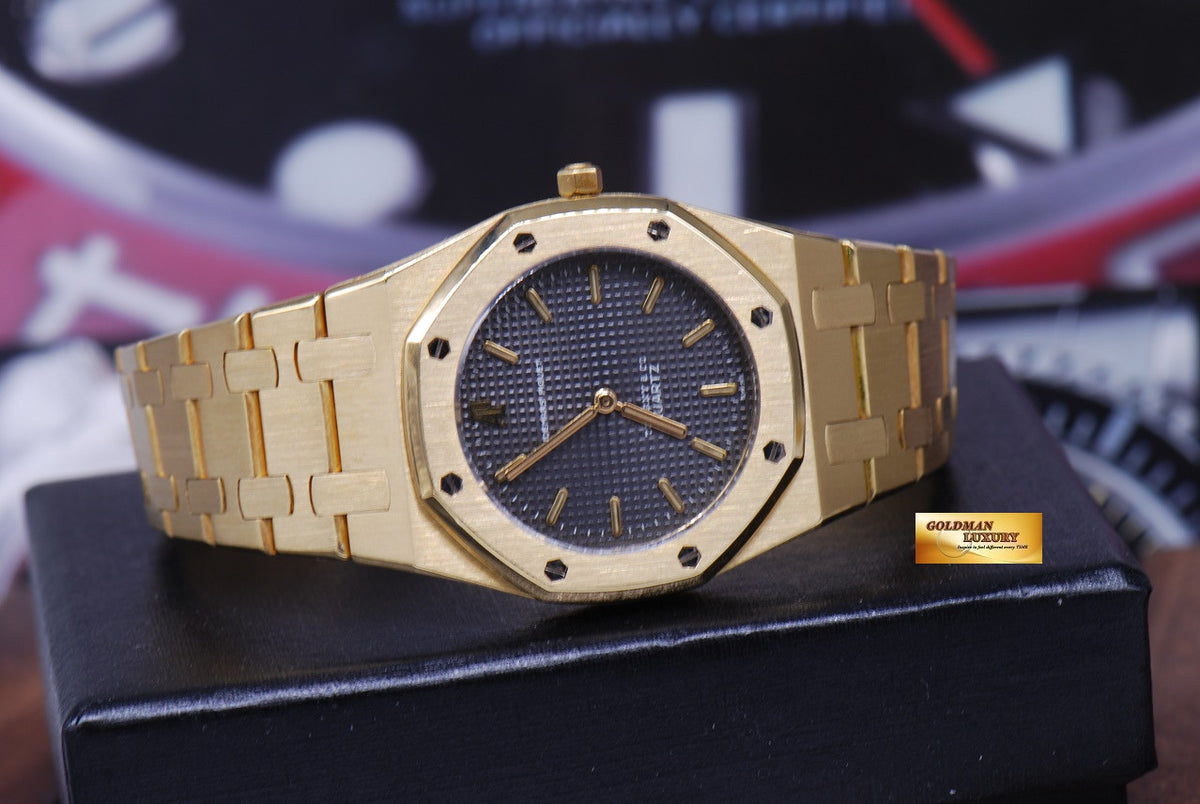 [SOLD] AUDEMARS PIGUET ROYAL OAK LADIES 18K YELLOW GOLD “TIFFANY & Co.” 30mm QUARTZ