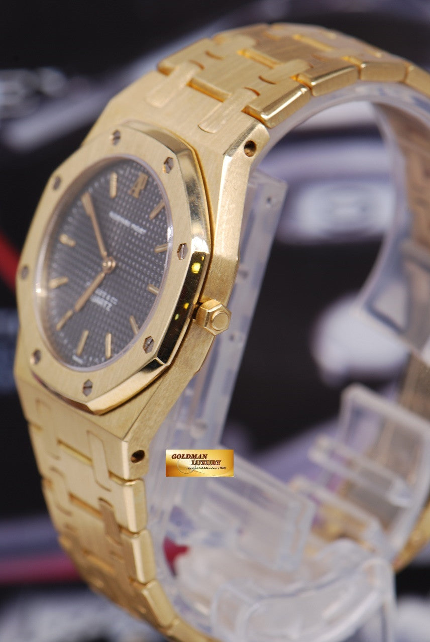 [SOLD] AUDEMARS PIGUET ROYAL OAK LADIES 18K YELLOW GOLD “TIFFANY & Co.” 30mm QUARTZ