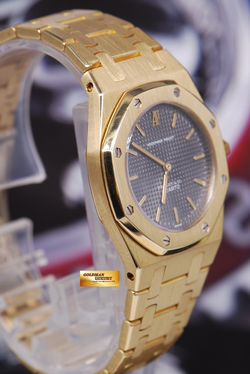 [SOLD] AUDEMARS PIGUET ROYAL OAK LADIES 18K YELLOW GOLD “TIFFANY & Co.” 30mm QUARTZ