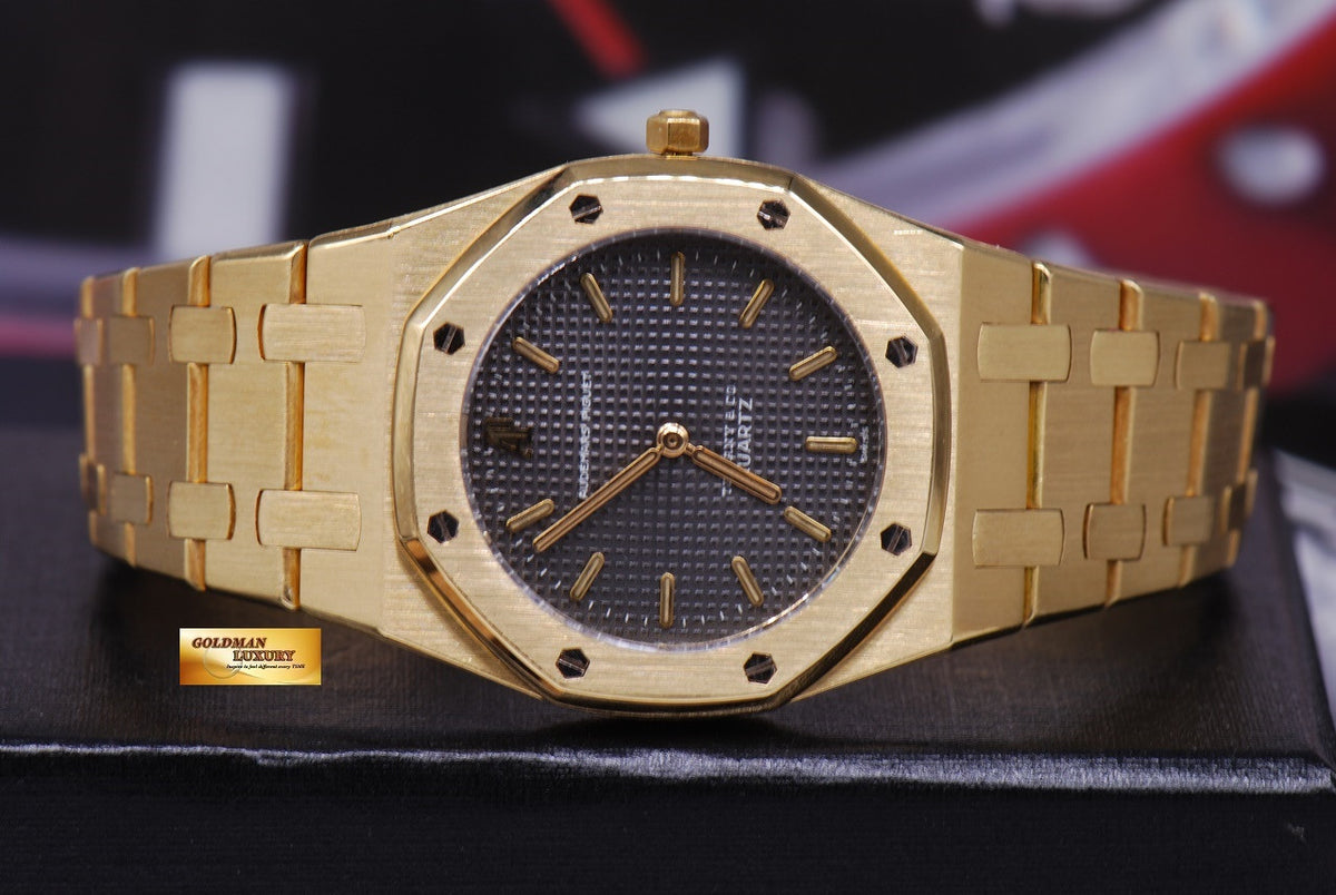[SOLD] AUDEMARS PIGUET ROYAL OAK LADIES 18K YELLOW GOLD “TIFFANY & Co.” 30mm QUARTZ