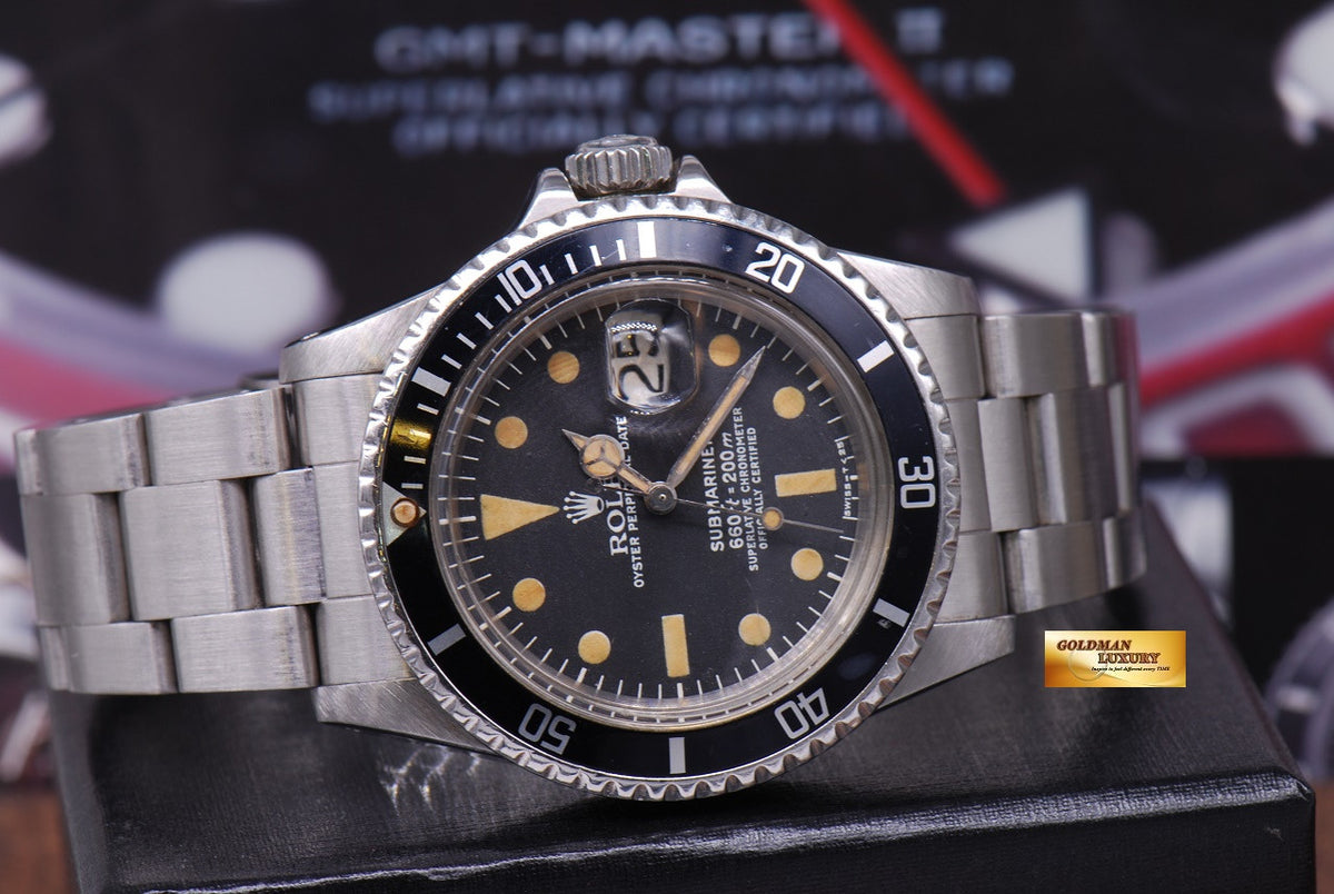 [SOLD] ROLEX OYSTER PERPETUAL WHITE SUBMARINER MARK I DIAL Ref 1680 (VINTAGE)