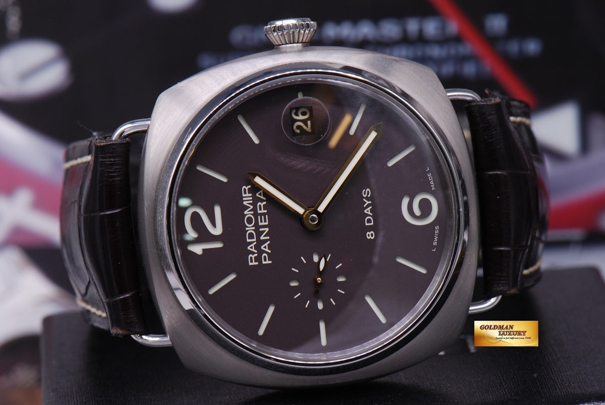 [SOLD] PANERAI RADIOMIR TITANIUM 45mm 8-DAYS POWER RESERVE MANUAL WINDING PAM 346 (NEAR MINT)