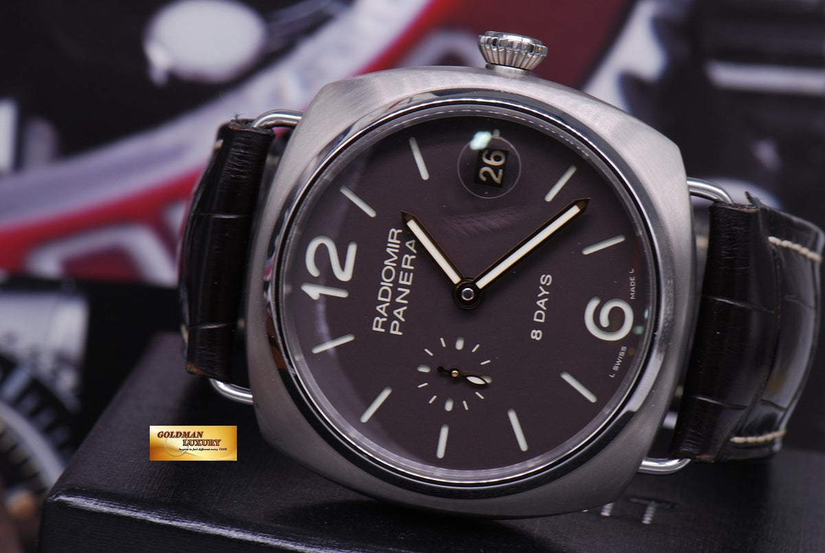 [SOLD] PANERAI RADIOMIR TITANIUM 45mm 8-DAYS POWER RESERVE MANUAL WINDING PAM 346 (NEAR MINT)