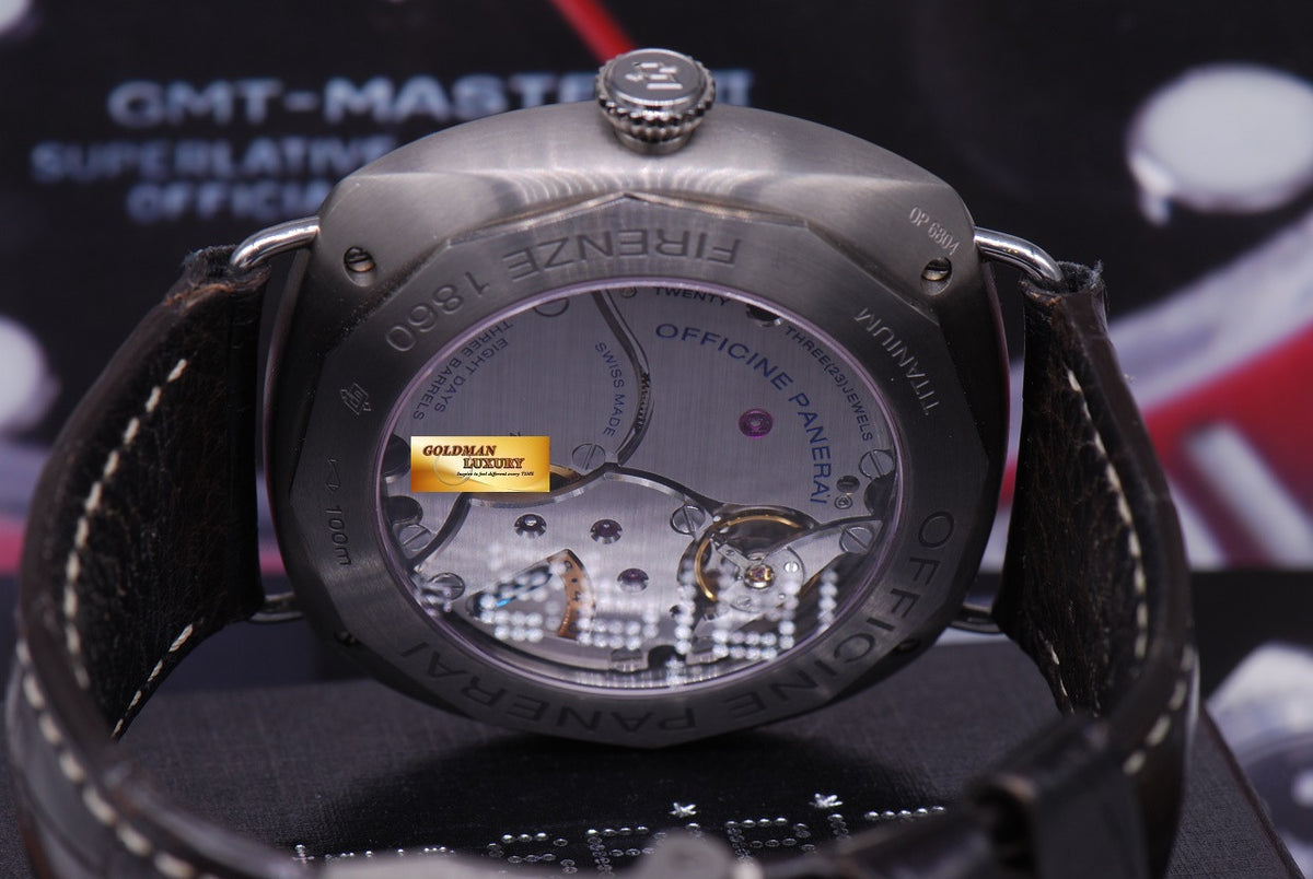 [SOLD] PANERAI RADIOMIR TITANIUM 45mm 8-DAYS POWER RESERVE MANUAL WINDING PAM 346 (NEAR MINT)