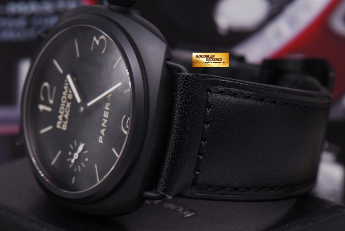 [SOLD] PANERAI RADIOMIR BLACK SEAL 45mm BLACK CERAMIC MANUAL PAM 292 (LNIB)