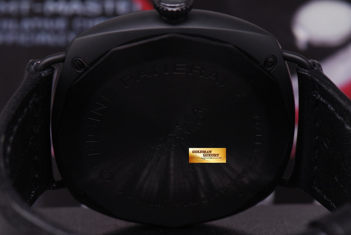 [SOLD] PANERAI RADIOMIR BLACK SEAL 45mm BLACK CERAMIC MANUAL PAM 292 (LNIB)