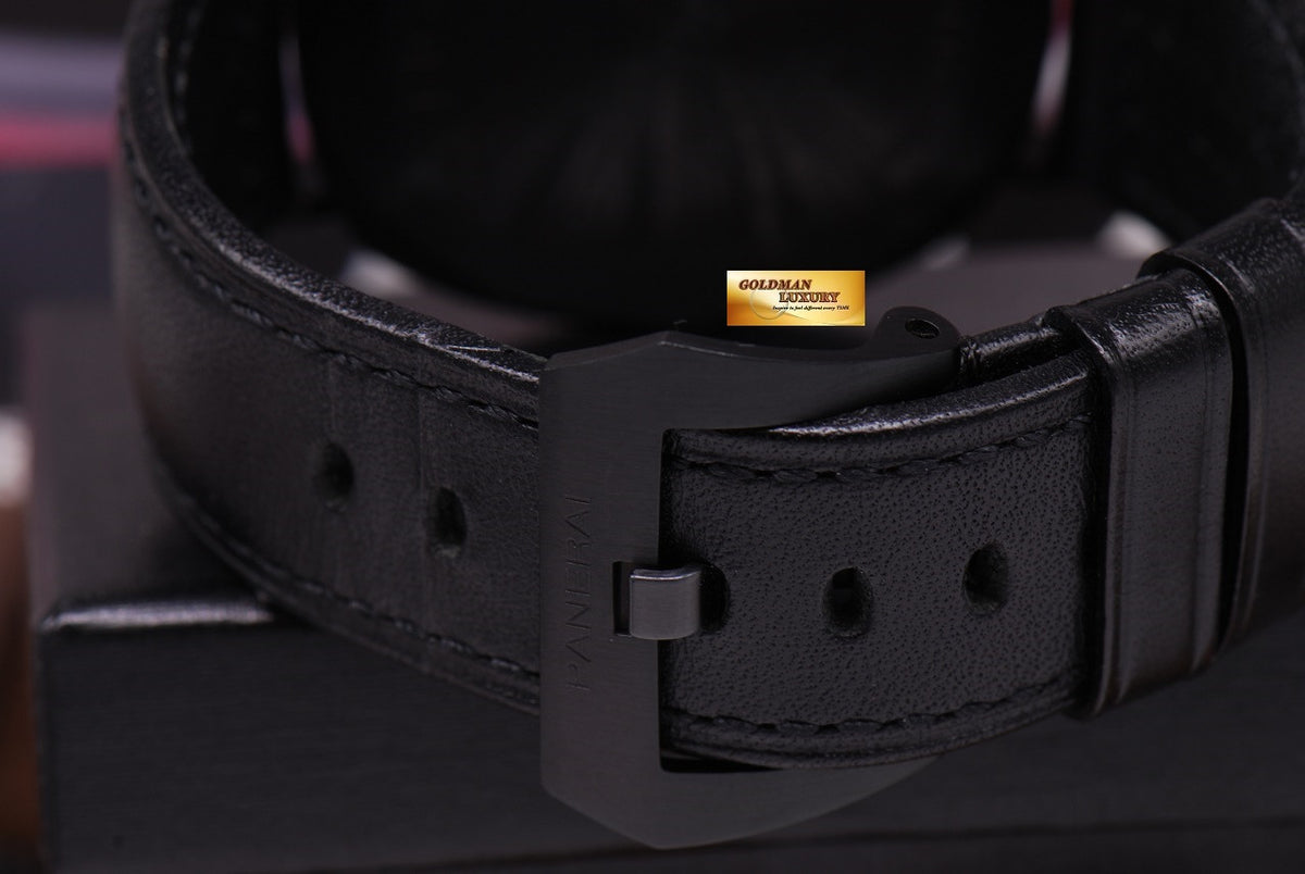 [SOLD] PANERAI RADIOMIR BLACK SEAL 45mm BLACK CERAMIC MANUAL PAM 292 (LNIB)