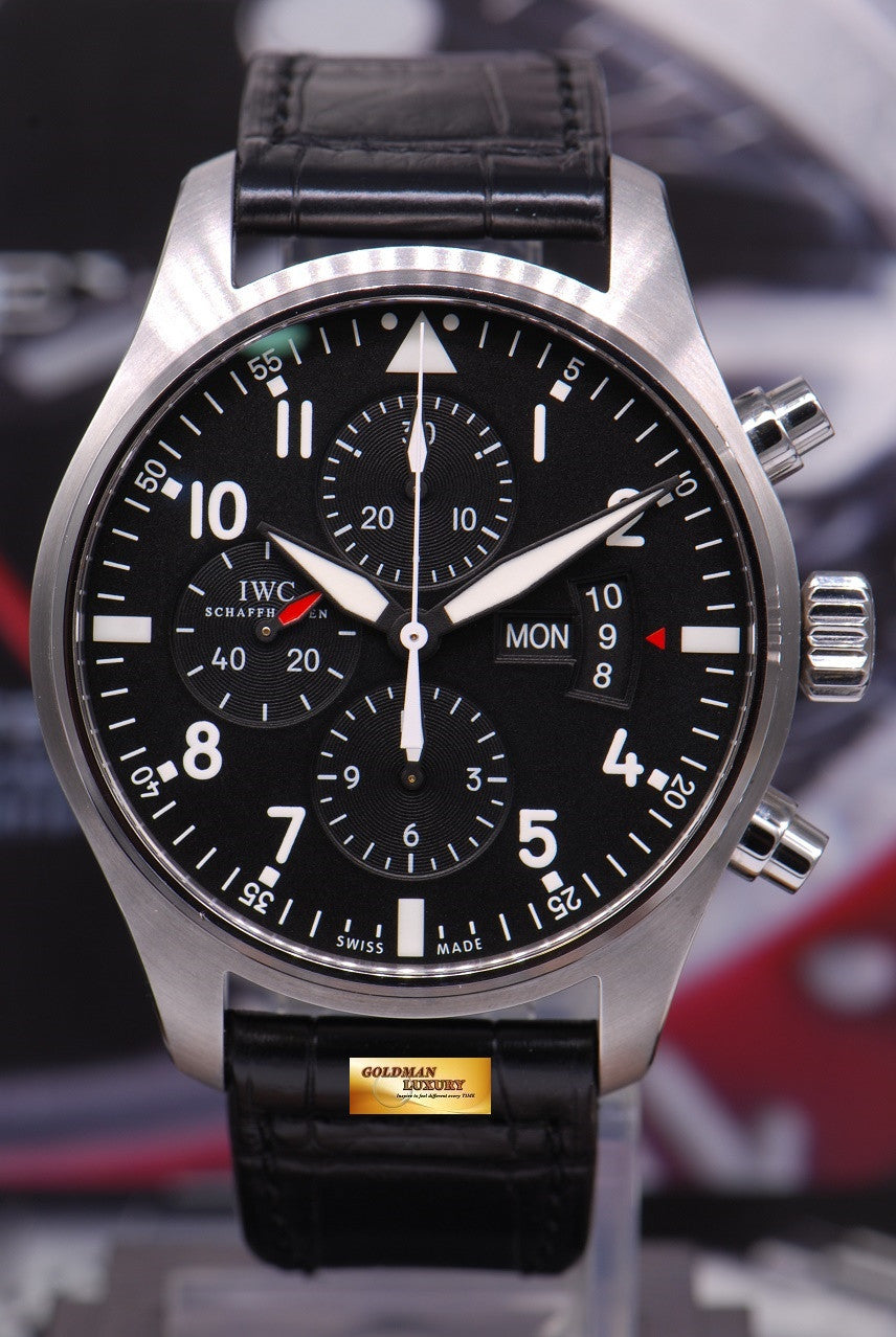 [SOLD] IWC PILOT FLIEGERUHR CHRONOGRAPH 43mm AUTOMATIC  IW3777-01 (MINT)