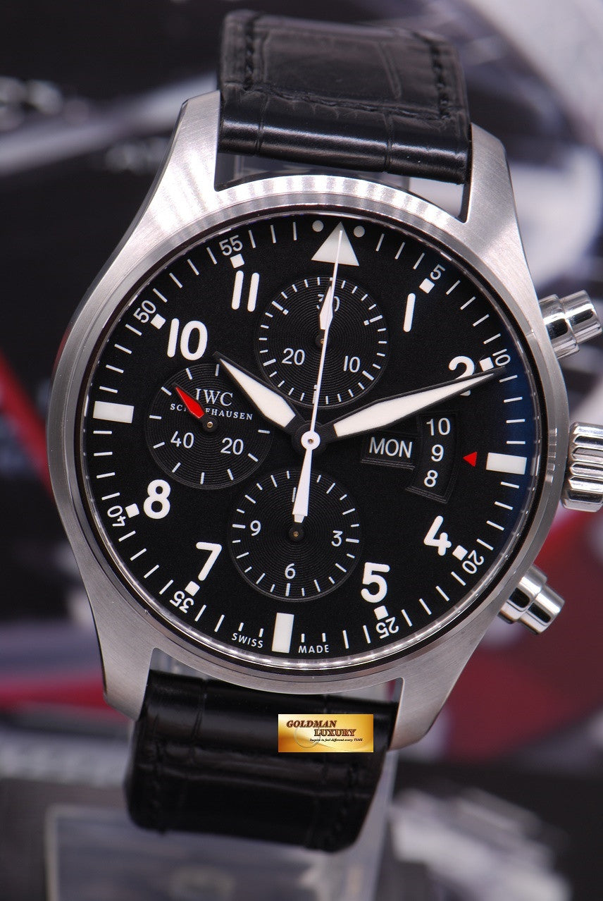 [SOLD] IWC PILOT FLIEGERUHR CHRONOGRAPH 43mm AUTOMATIC  IW3777-01 (MINT)