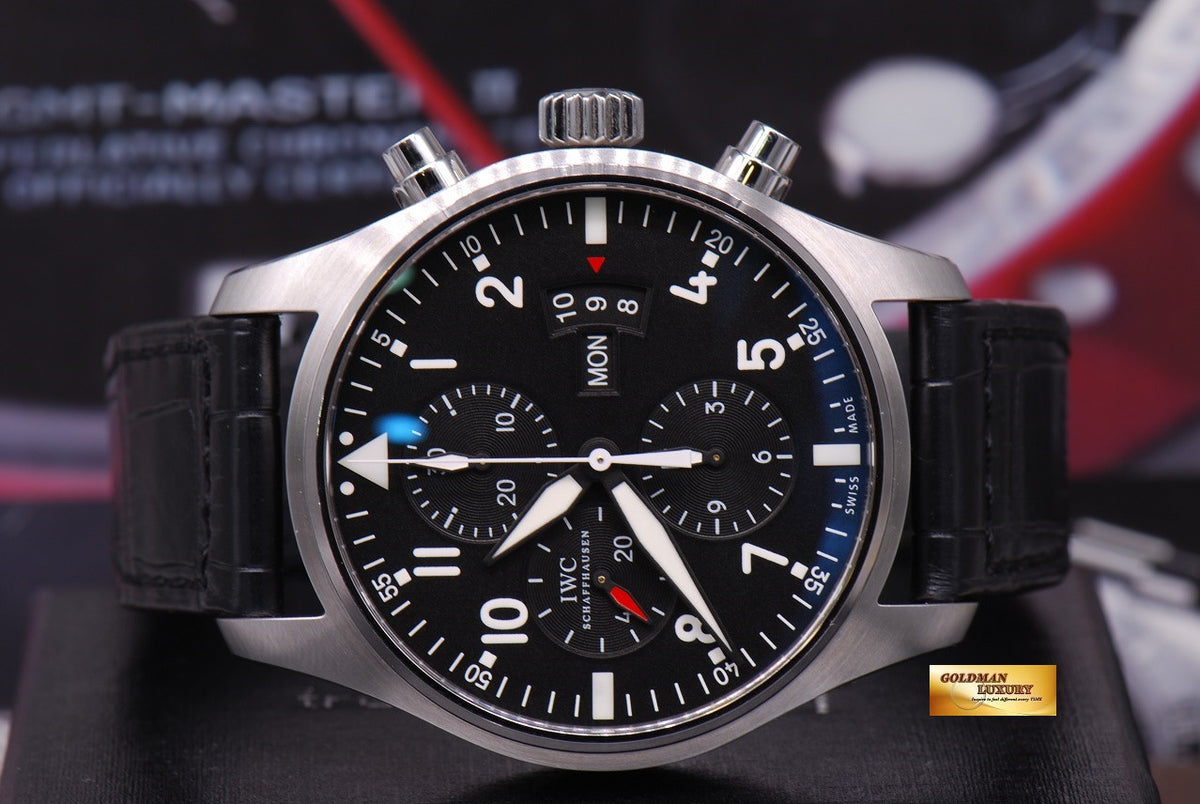 [SOLD] IWC PILOT FLIEGERUHR CHRONOGRAPH 43mm AUTOMATIC  IW3777-01 (MINT)