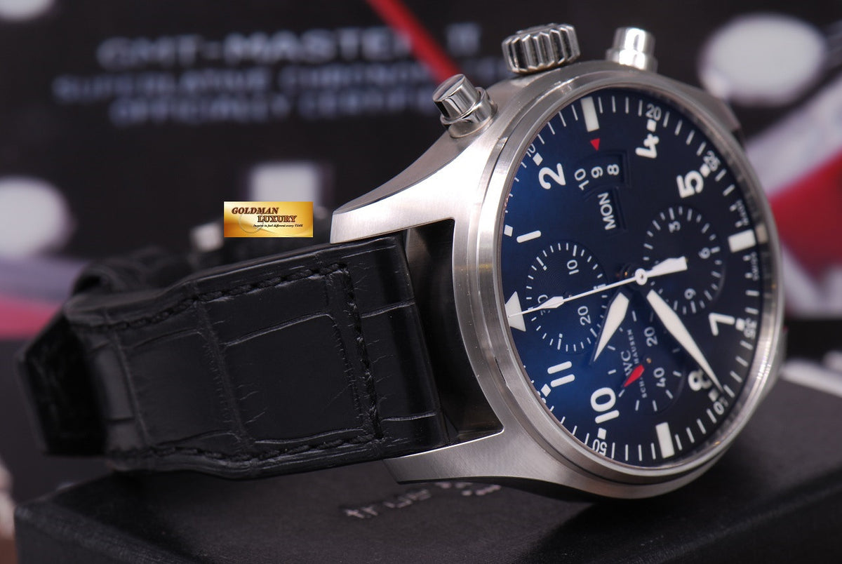 [SOLD] IWC PILOT FLIEGERUHR CHRONOGRAPH 43mm AUTOMATIC  IW3777-01 (MINT)