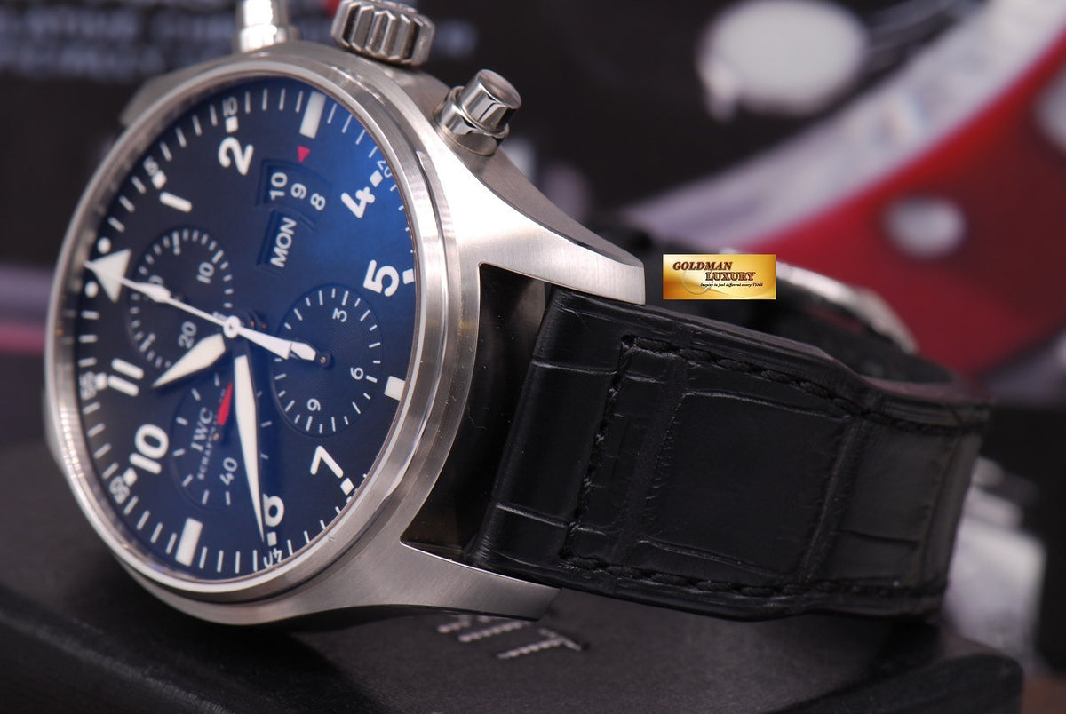 [SOLD] IWC PILOT FLIEGERUHR CHRONOGRAPH 43mm AUTOMATIC  IW3777-01 (MINT)