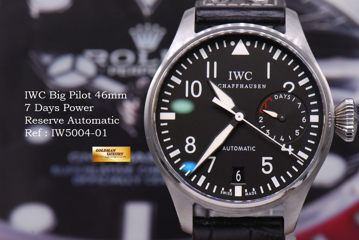 [SOLD] IWC BIG PILOT 7 DAYS POWER RESERVE 46mm AUTOMATIC (MINT)