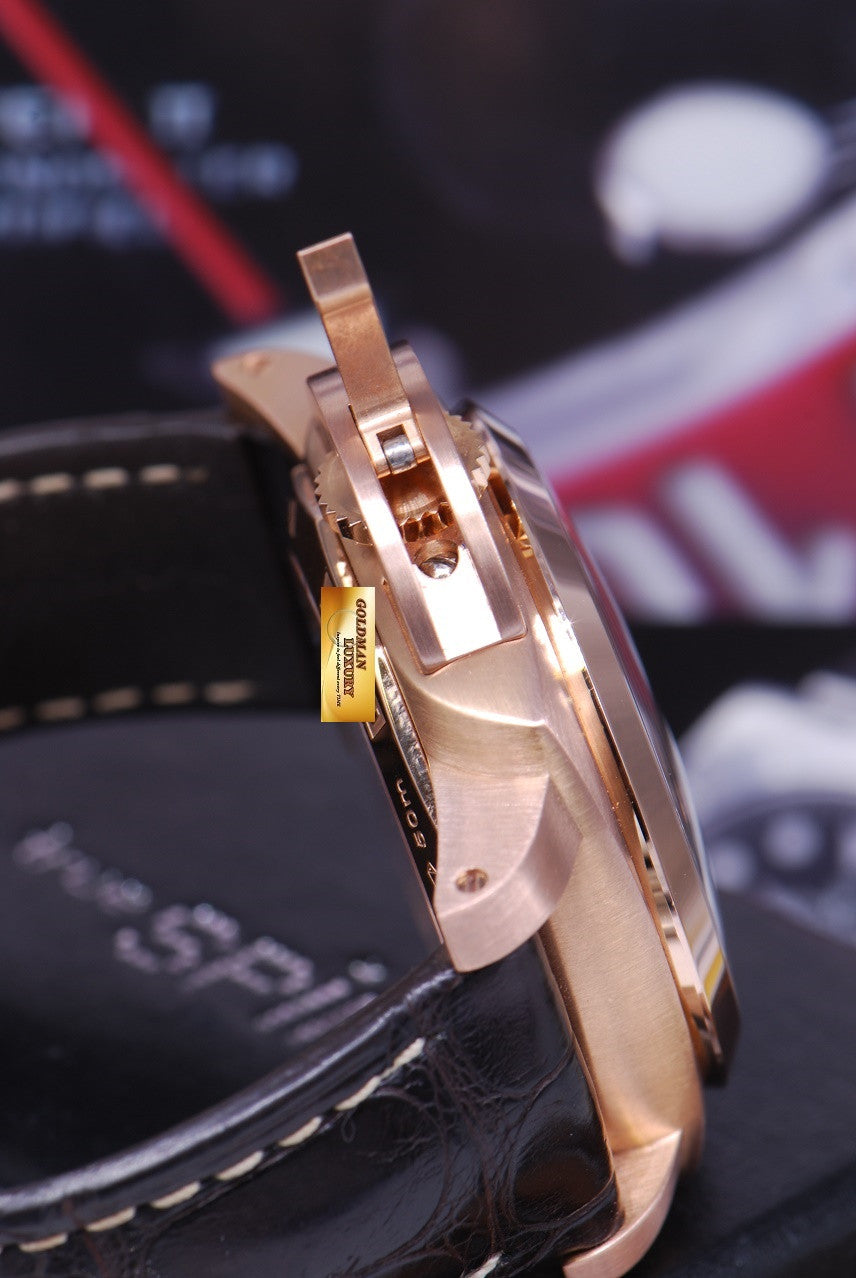 [SOLD] PANERAI LUMINOR MARINA 18K ROSE GOLD 42mm PAM 393 AUTOMATIC (MINT)