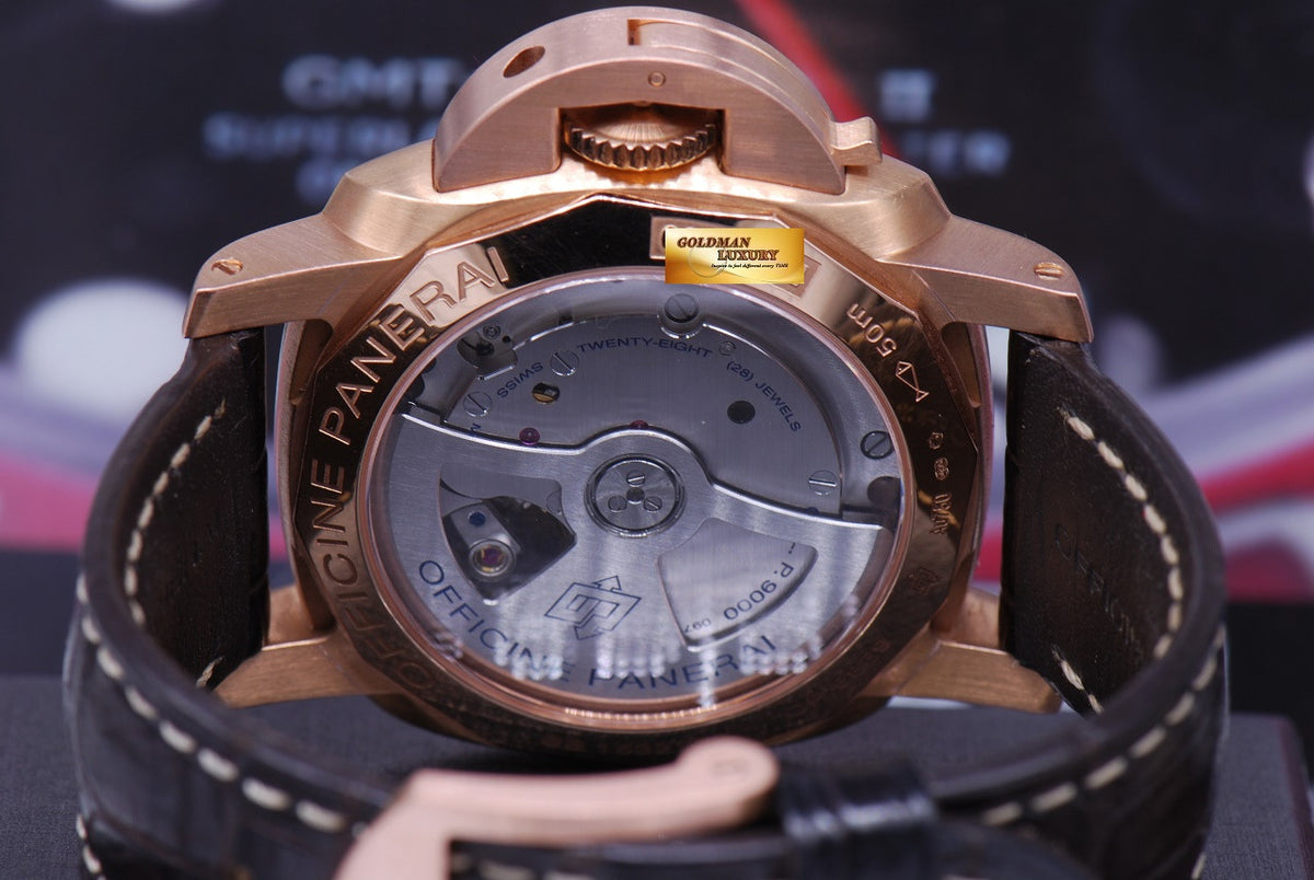 [SOLD] PANERAI LUMINOR MARINA 18K ROSE GOLD 42mm PAM 393 AUTOMATIC (MINT)