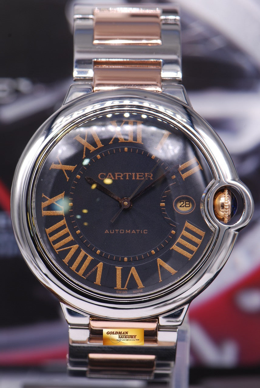 [SOLD] CARTIER BALLON BLEU 42mm HALF-ROSE GOLD AUTOMATIC (NEAR MINT)