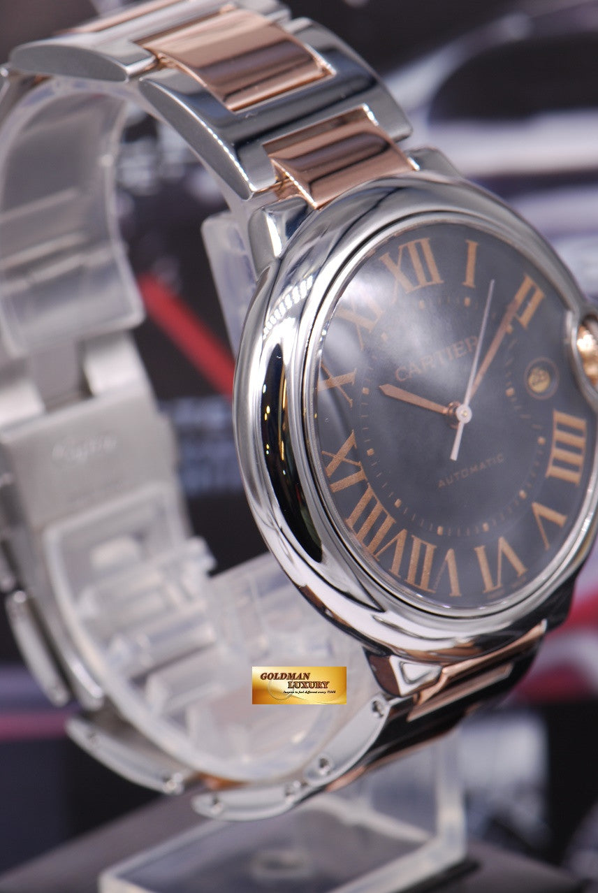[SOLD] CARTIER BALLON BLEU 42mm HALF-ROSE GOLD AUTOMATIC (NEAR MINT)