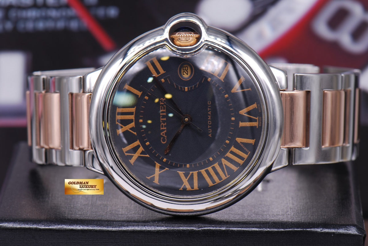 [SOLD] CARTIER BALLON BLEU 42mm HALF-ROSE GOLD AUTOMATIC (NEAR MINT)