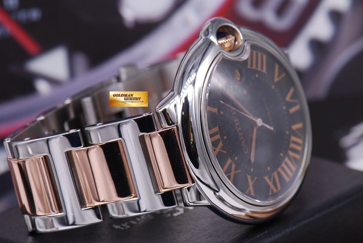 [SOLD] CARTIER BALLON BLEU 42mm HALF-ROSE GOLD AUTOMATIC (NEAR MINT)
