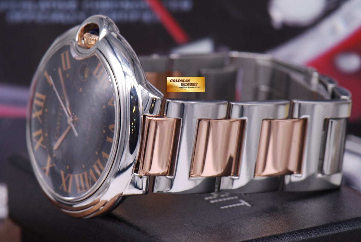 [SOLD] CARTIER BALLON BLEU 42mm HALF-ROSE GOLD AUTOMATIC (NEAR MINT)