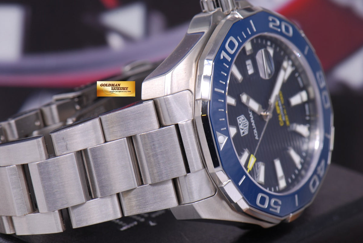 [SOLD] TAG HEUER AQUARACER CALIBRE 5 BLUE WAY201B AUTOMATIC (NEW)