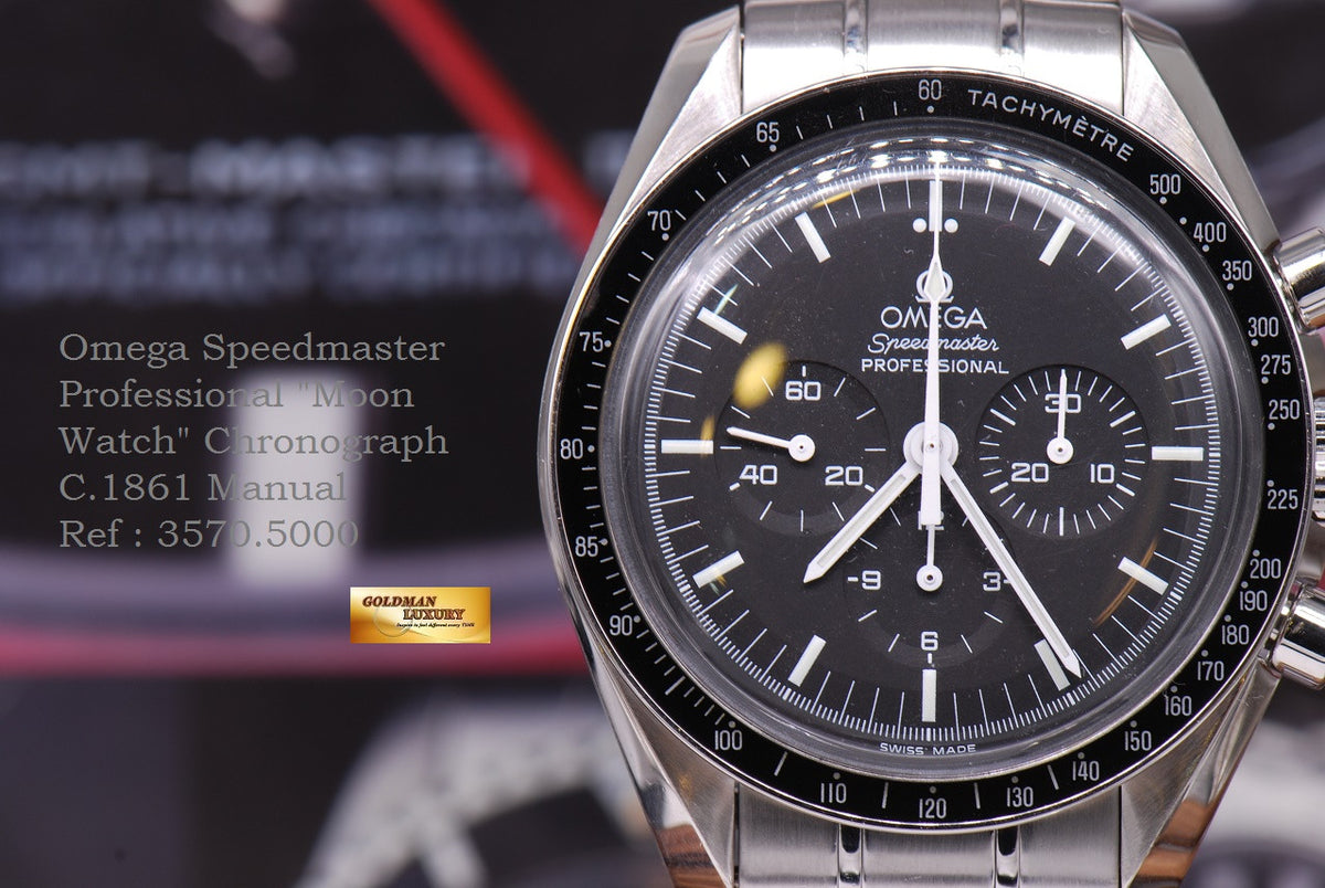 [SOLD] OMEGA SPEEDMASTER CHRONOGRAPH MOON WATCH C.1861 (MINT)