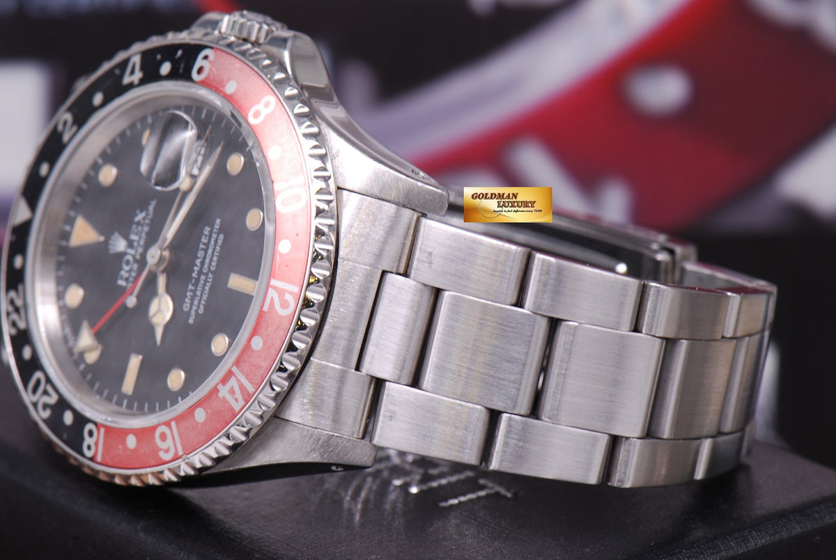 [SOLD] ROLEX OYSTER PERPETUAL GMT-MASTER "COKE" BEZEL Ref 16700 (AGING)