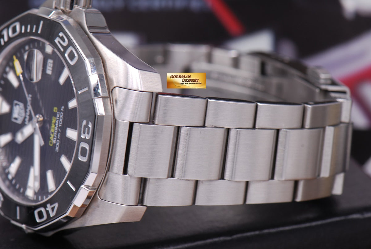 [SOLD] TAG HEUER AQUARACER CALIBRE 5 BLACK WAY211A AUTOMATIC (NEAR MINT)