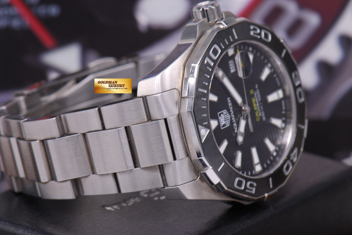 [SOLD] TAG HEUER AQUARACER CALIBRE 5 BLACK WAY211A AUTOMATIC (NEAR MINT)