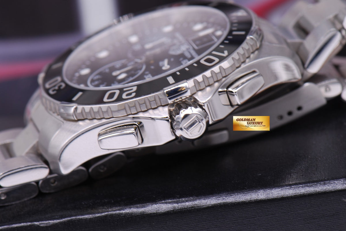 [SOLD] TAG HEUER AQUARACER 44mm CHRONOGRAPH BLACK CAN1010 QUARTZ (LNIB)