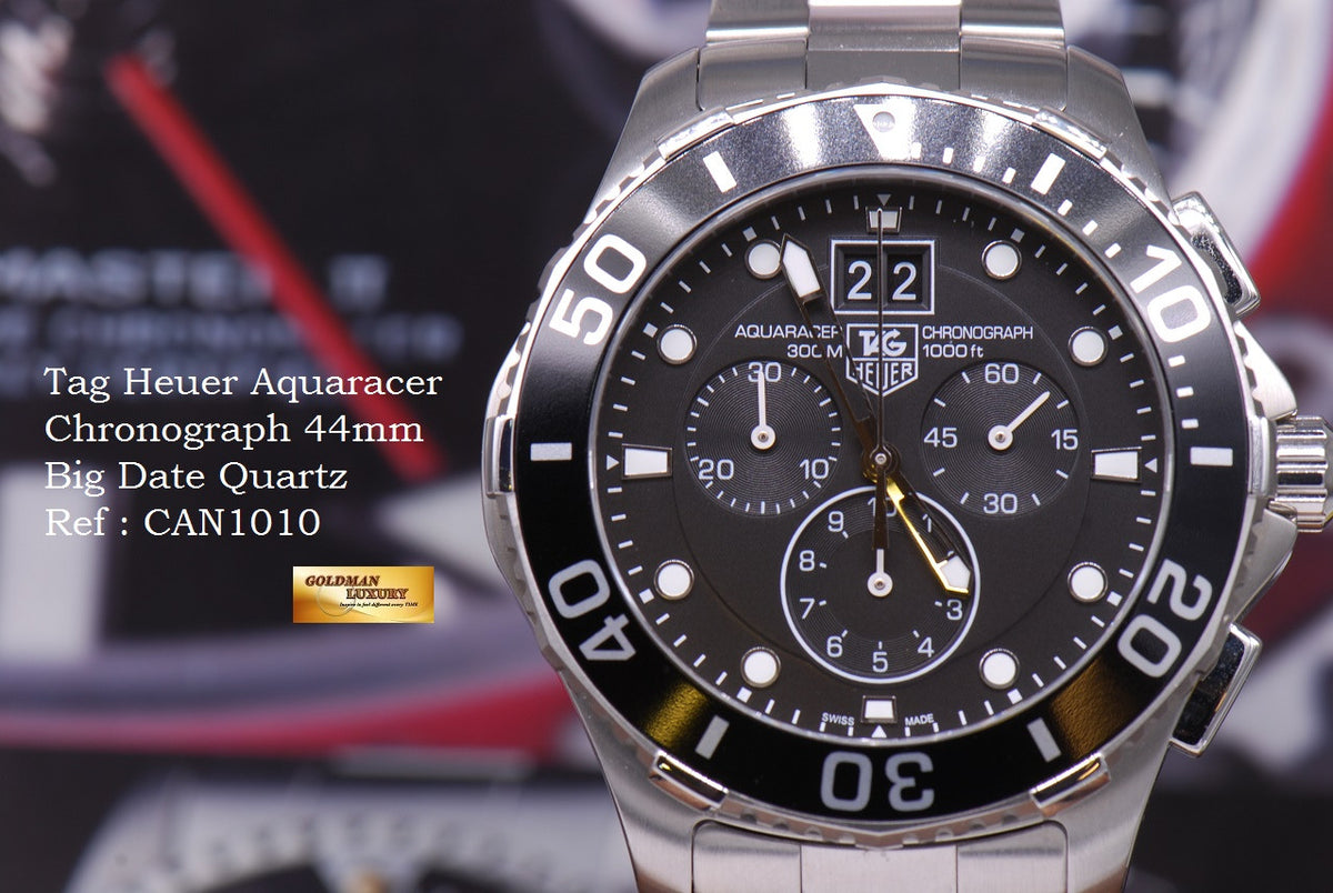 [SOLD] TAG HEUER AQUARACER 44mm CHRONOGRAPH BLACK CAN1010 QUARTZ (LNIB)