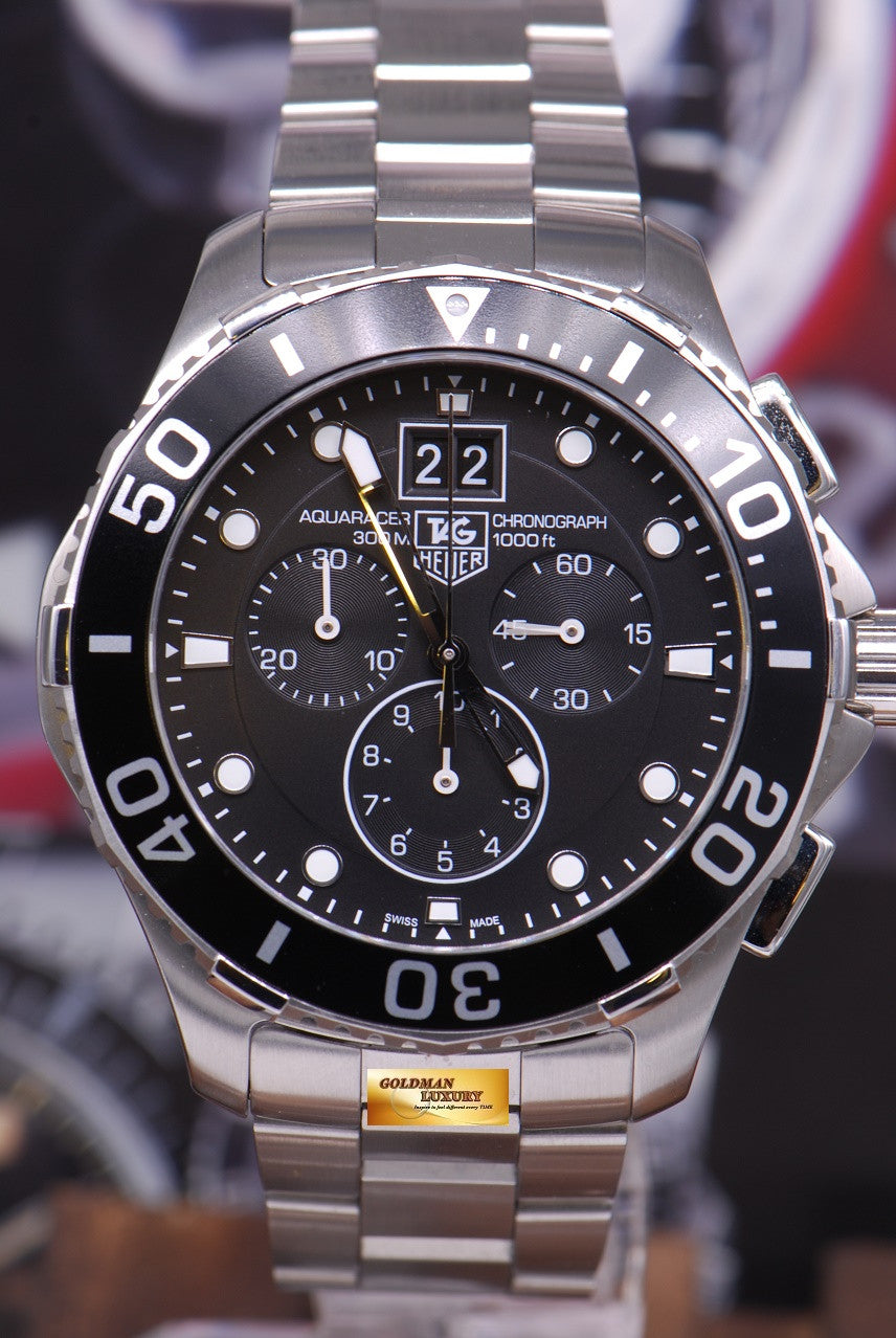 [SOLD] TAG HEUER AQUARACER 44mm CHRONOGRAPH BLACK CAN1010 QUARTZ (LNIB)