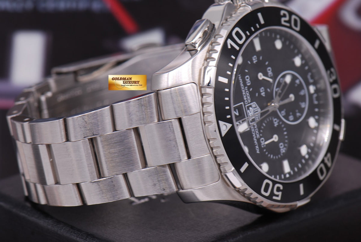 [SOLD] TAG HEUER AQUARACER 44mm CHRONOGRAPH BLACK CAN1010 QUARTZ (LNIB)