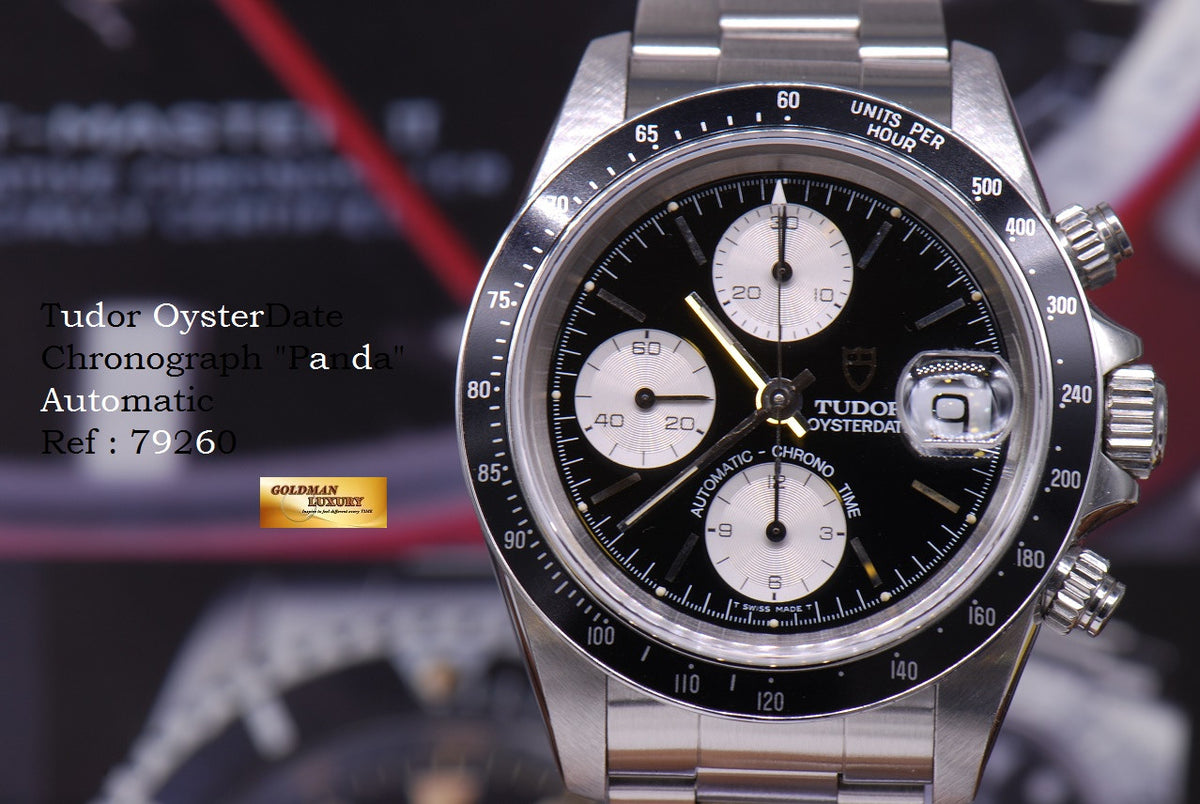 [SOLD] TUDOR OYSTERDATE CHRONOGRAPH “PANDA” AUTOMATIC 79260 (NEAR MINT)