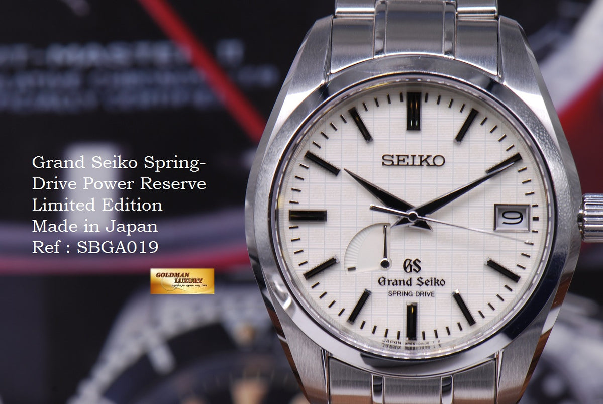 [SOLD] GRAND SEIKO SPRING-DRIVE POWER RESERVE 40mm SBGA019 (MINT)
