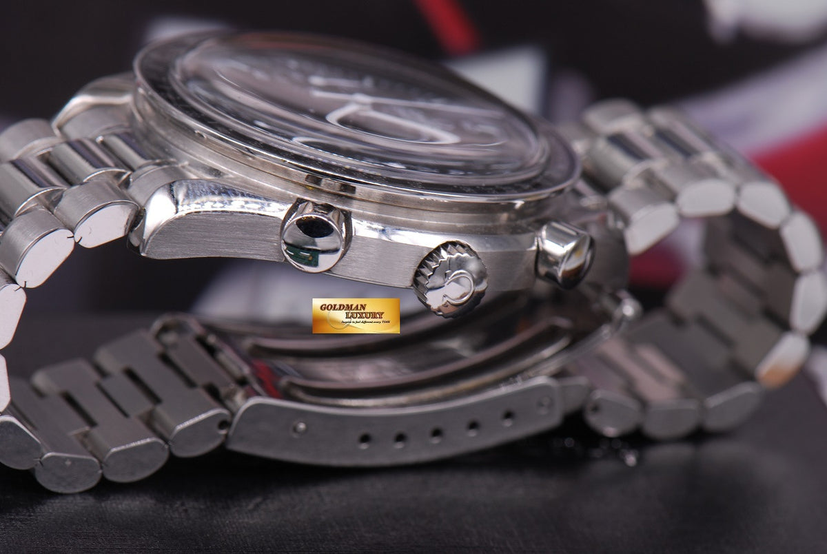 [SOLD] OMEGA SPEEDMASTER CHRONOGRAPH REDUCED-SIZE 38mm BLACK AUTOMATIC (MINT)