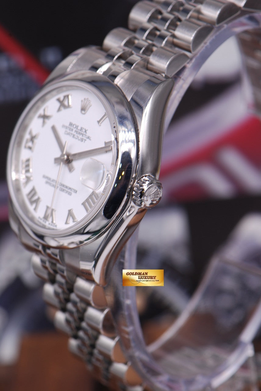 [SOLD] ROLEX OYSTER PERPETUAL DATEJUST 31mm WHITE 178240 AUTOMATIC (MINT)