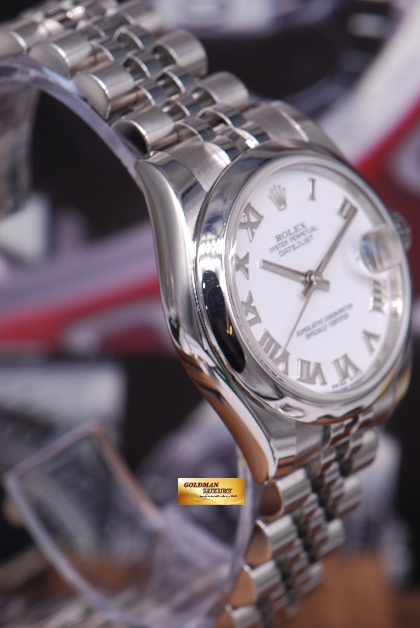 [SOLD] ROLEX OYSTER PERPETUAL DATEJUST 31mm WHITE 178240 AUTOMATIC (MINT)
