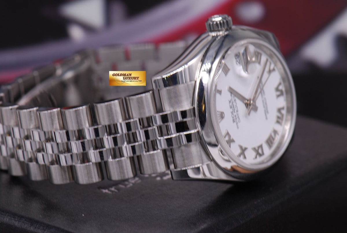 [SOLD] ROLEX OYSTER PERPETUAL DATEJUST 31mm WHITE 178240 AUTOMATIC (MINT)