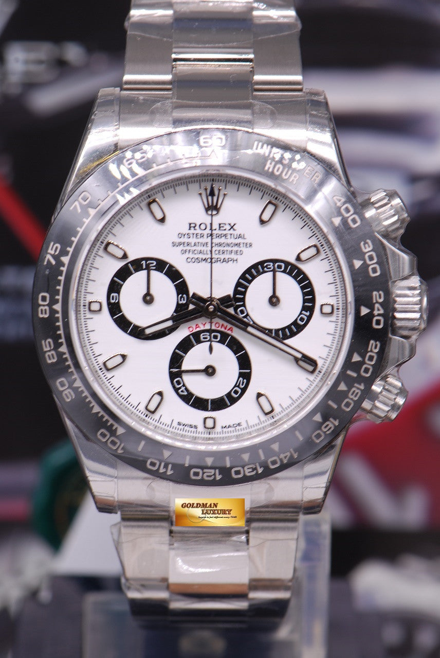 [SOLD] ROLEX OYSTER PERPETUAL DAYTONA CERAMIC BEZEL WHITE Ref : 116500LN (NEW)