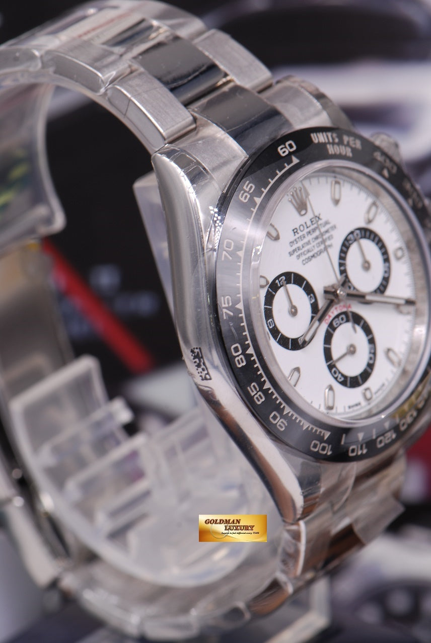 [SOLD] ROLEX OYSTER PERPETUAL DAYTONA CERAMIC BEZEL WHITE Ref : 116500LN (NEW)
