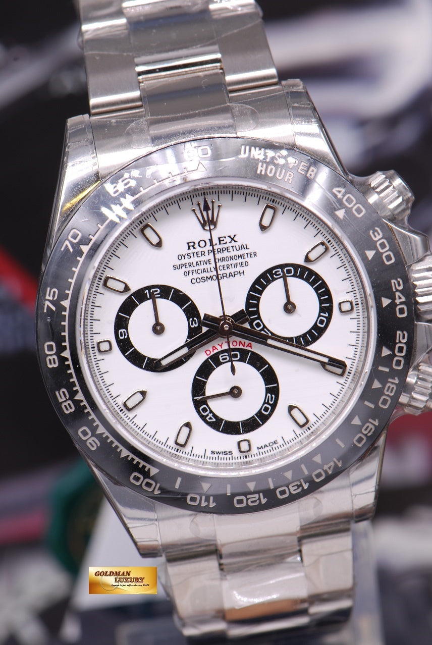 [SOLD] ROLEX OYSTER PERPETUAL DAYTONA CERAMIC BEZEL WHITE Ref : 116500LN (NEW)